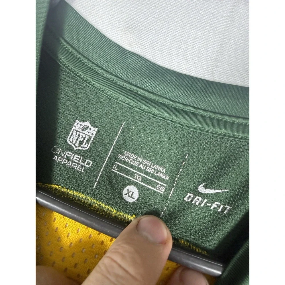 Nike Dri-FIT Green Bay Packers NFL On Field Training Green T-Shirt Mens XL